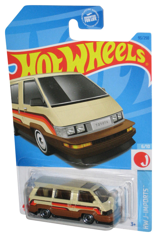 Hot Wheels HW J-Imports 6/10 (2021) Tan 1986 Toyota Van Toy 95/250