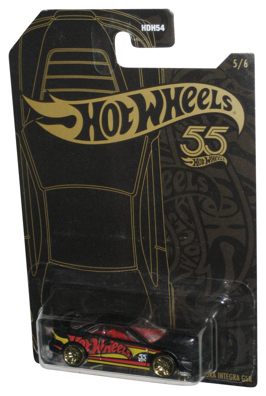 Hot Wheels 55th Black & Gold Custom '01 Acura Integra GSR Toy Car 5/6