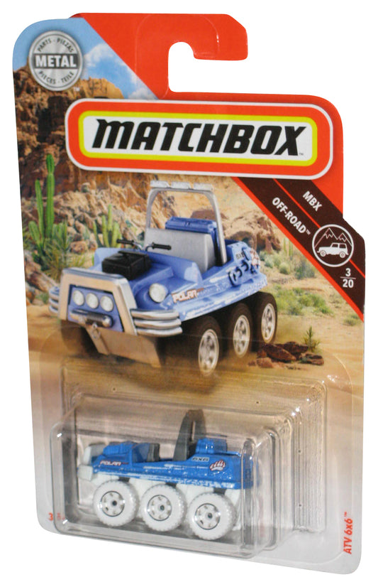Matchbox MBX Off-Road (2018) Blue ATV 6x6 Toy Car 75/125