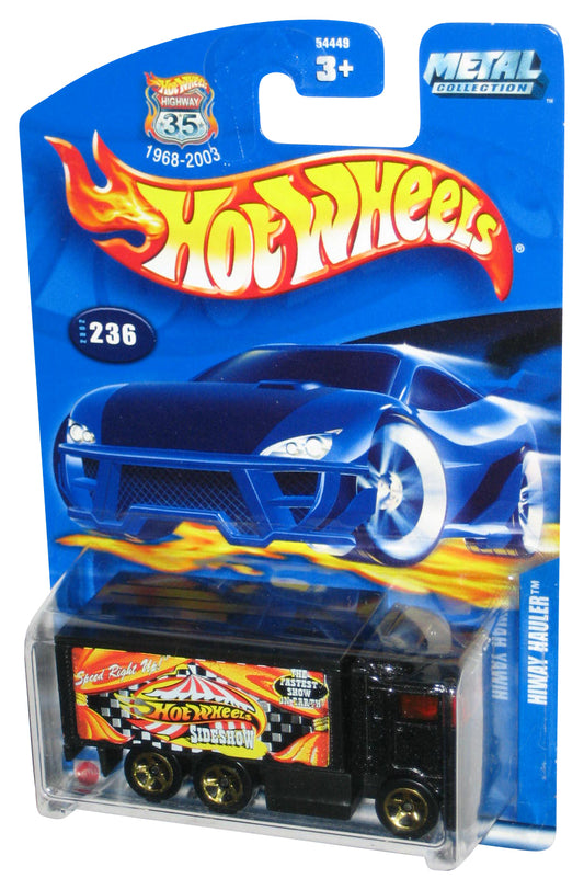 Hot Wheels Metal Collection Hiway Hauler (2002) Black Toy Truck #236