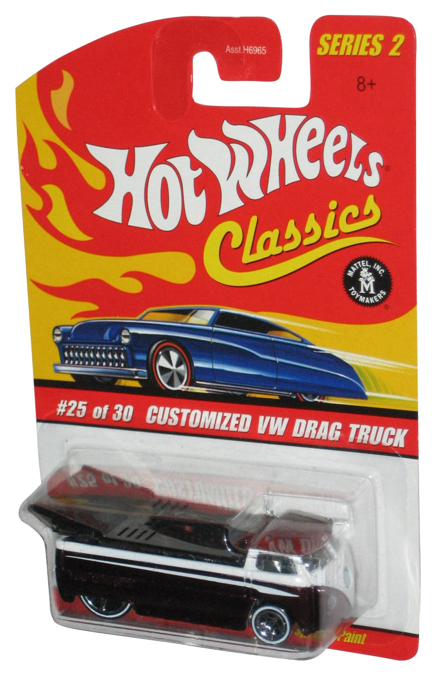 Hot Wheels Classics Series 2 (2005) Purple Customized VW Drag Truck Toy #25/30