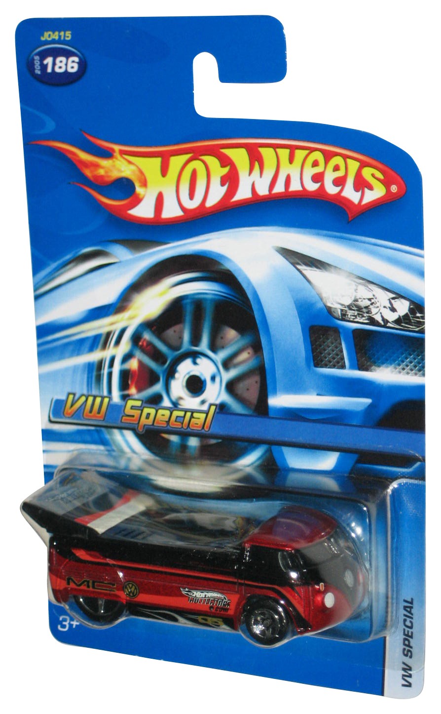 Hot Wheels VW Special (2005) Black & Red Toy Car Vehicle #186