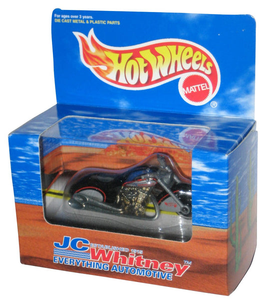 Hot Wheels JC Whitney Limited Edition (1999) Black Scorchin' Scooter Motorcycle Box Toy