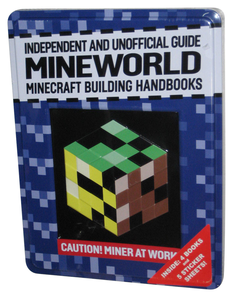 Minecraft Independent & Unofficial Guide Mineworld Building Book & Sticker Tin Box Set