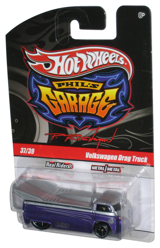 Hot Wheels Phil's Garage (2009) Purple Volkswagen Drag Truck Toy 37/39