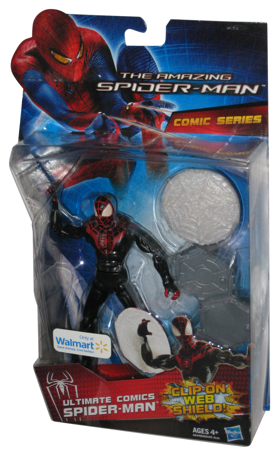 Marvel The Amazing Spider-Man Comic Series (2012) Ultimate Comics Figure w/ Clip-On Web Shield - (Wal-Mart Exclusive)