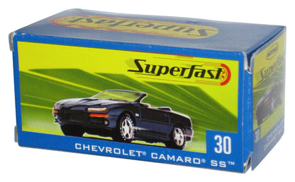 Matchbox Superfast (2004) Chevrolet Camaro SS Blue Power Grab Box Toy Car #30