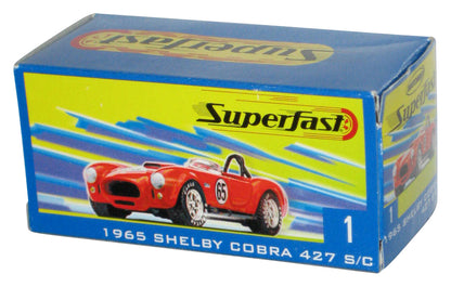 Matchbox Superfast (2004) Red 1965 Shelby Cobra 427 SC S/C Power Grab Box Toy Car #1