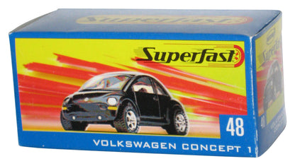 Matchbox Superfast (2004) Gray Volkswagen Concept 1 Power Grab Box Toy Car #48