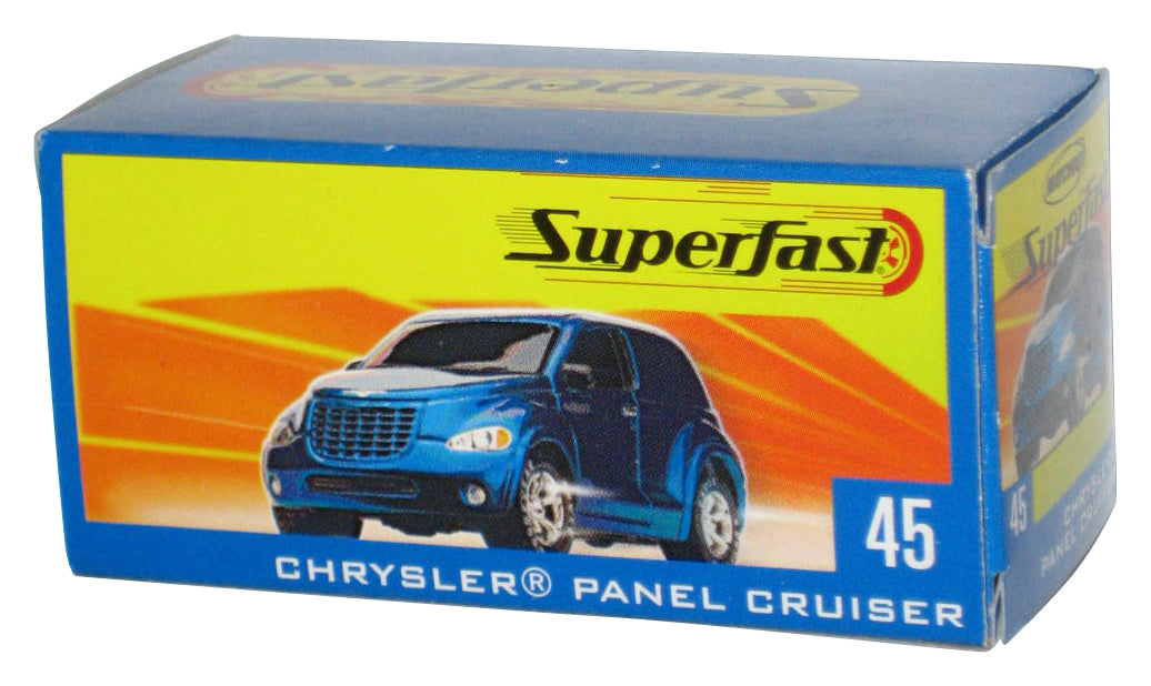 Matchbox Superfast (2004) Blue Chrysler Panel Cruiser Power Grab Box Toy Car #45