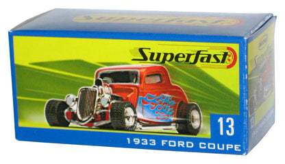 Matchbox Superfast (2004) Red 1933 Ford Coupe Power Grab Box Toy Car #13
