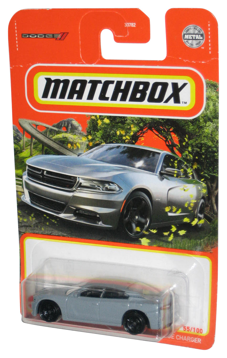 Matchbox 2018 Dodge Charger (2020) Mattel Die-Cast Toy Car 55/100 - (Creased Card)