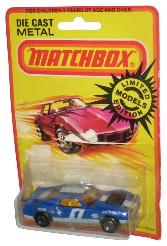 Matchbox Cam Cracker (1990) Lesney Blue Toy Car - (Damaged Packaging)