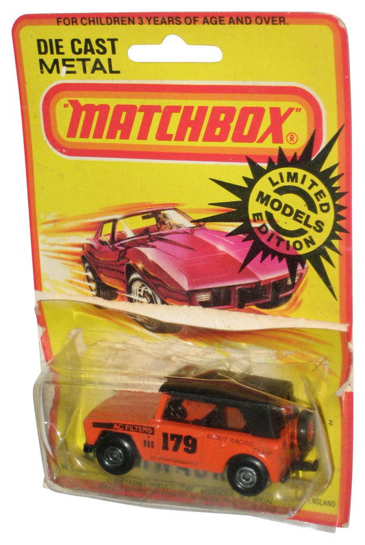 Matchbox Bushwacker Lesney Vintage Scout Team Orange Toy Car - (Damaged Packaging)