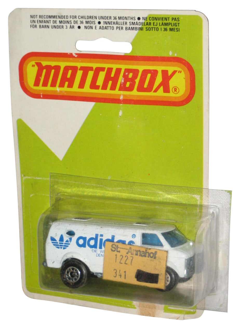 Matchbox Superfast Adidas Chevy Transporter White Van No. 68 - (Plastic Loose From Card)