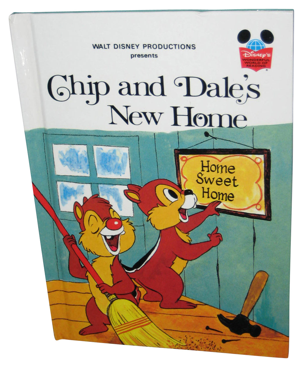 Disney Chip And Dale's New Home Hardcover Book - (Wonderful World of Reading)