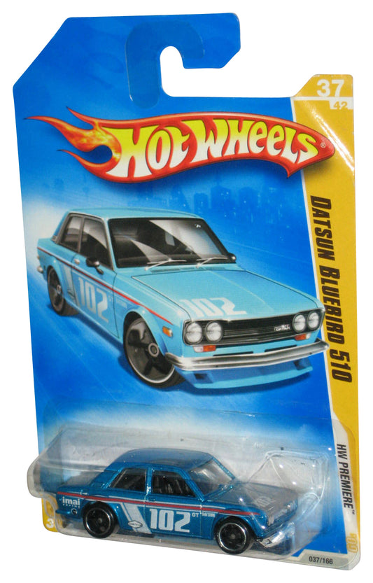 Hot Wheels 2009 New Models Blue Datsun Bluebird 510 Car 037/190