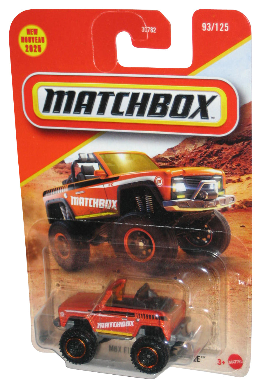 Matchbox MBX Field Car Convertible (2025) Mattel Orange Toy 93/125