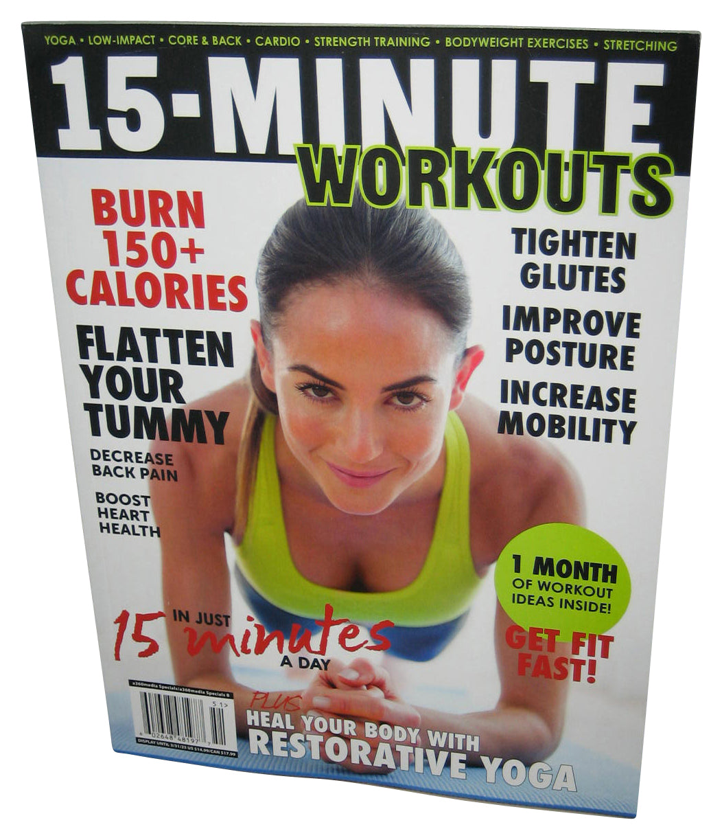 15-Minute Workouts (2025) Magazine Book - (38 Quick & Effective Workouts)