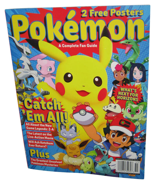Pokemon A Complete Fan Guide (2024) Magazine Book w/ 2 Posters
