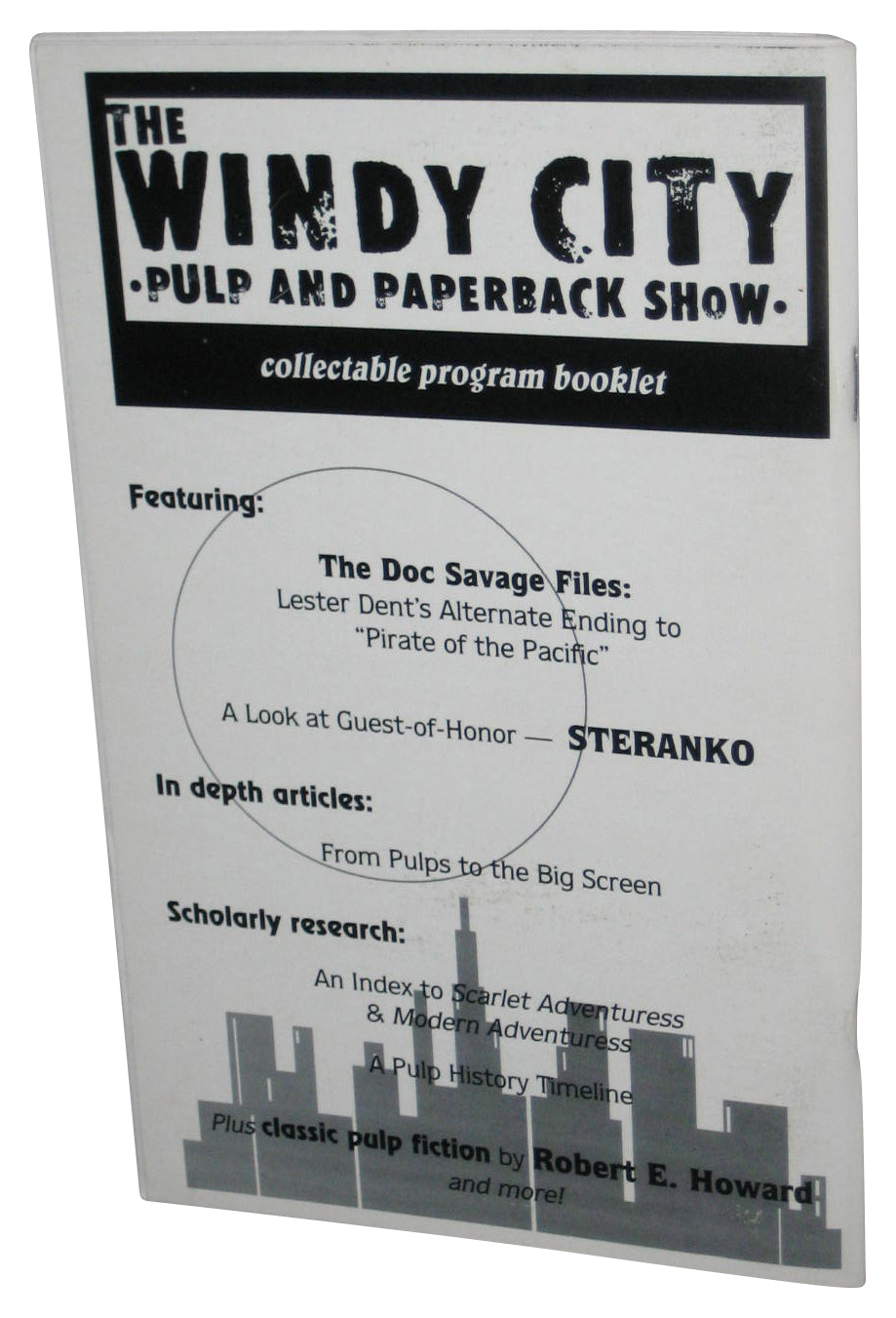 The Windy City 2nd Annual Pulp Show March 2002 Paperback Book