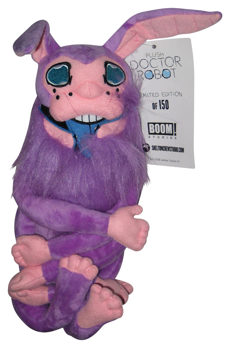 The Woods Doctor Robot Comic-Con Exclusive Purple Toy Plush - (Limited to 150 Pieces)