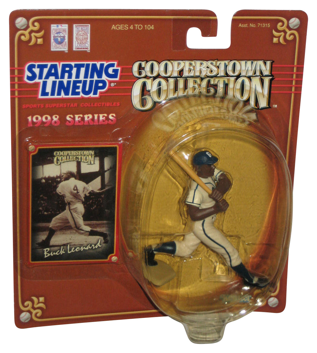 MLB Baseball Starting Lineup (1998) Cooperstown Buck Leonard Figure