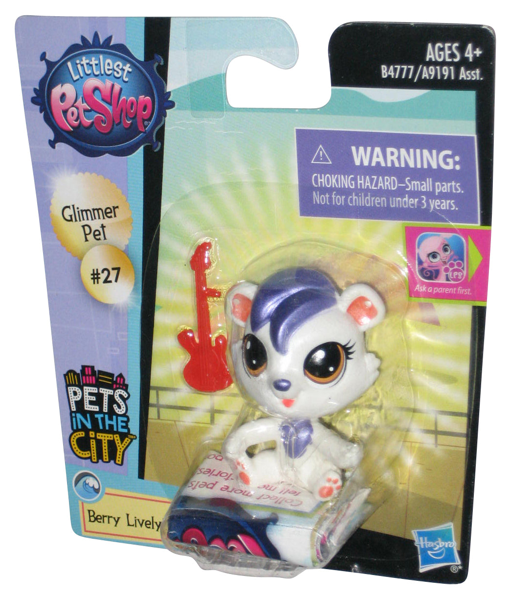 Littlest Pet Shop Pets In The City (2015) Hasbro Berry Lively Glimmer Figure #27