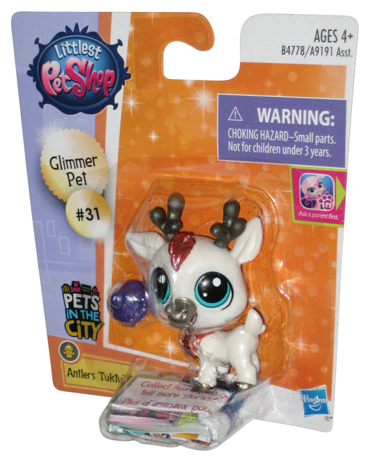 Littlest Pet Shop Pets In The City (2015) Hasbro Antlers Tuktu Figure #31