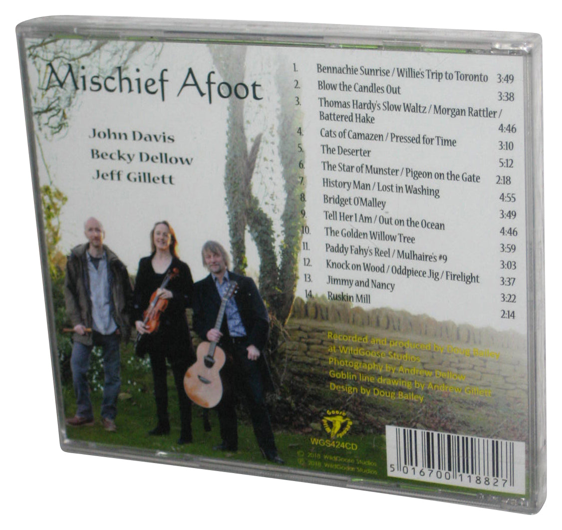 Mischief Afoot Becky Dellow Jeff Hillett John Davis (2018) Audio Music CD