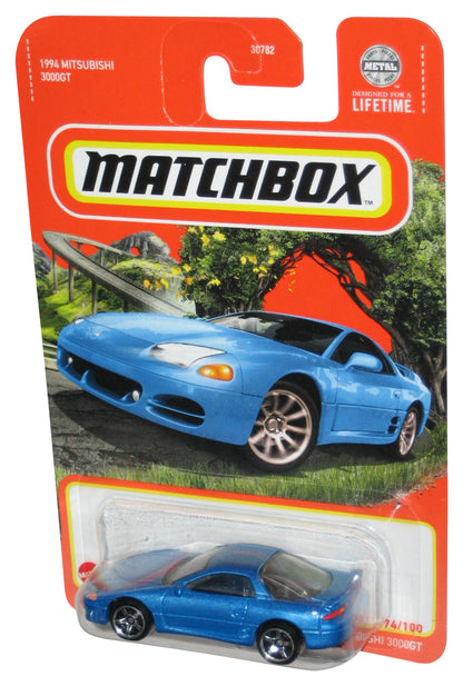 Matchbox Blue 1994 Mitsubishi 3000GT (2023) Mattel Toy Car 74/100