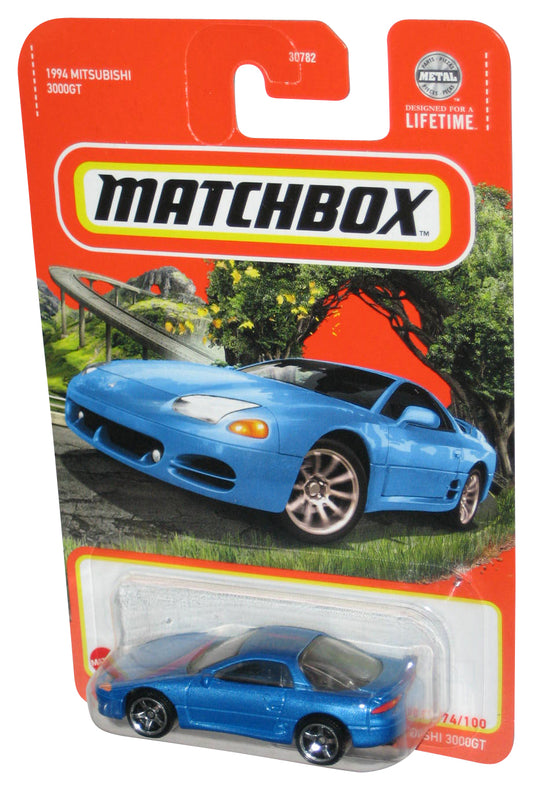 Matchbox Blue 1994 Mitsubishi 3000GT (2023) Mattel Toy Car 74/100