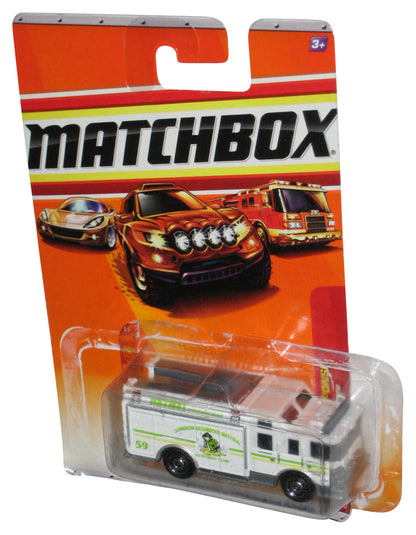 Matchbox Emergency Response (2009) White Hazard Squad Truck 51/100 - (Plastic Loose From Card)