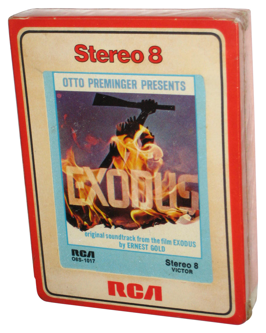 Exodus Original Soundtrack Ernest Gold (1960) RCA 8-Track Audio Stereo Tape