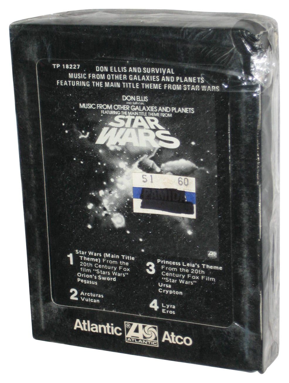 Star Wars Music From Other Galaxies And Planets Atlantic Atco 8-Track Audio Stereo Tape
