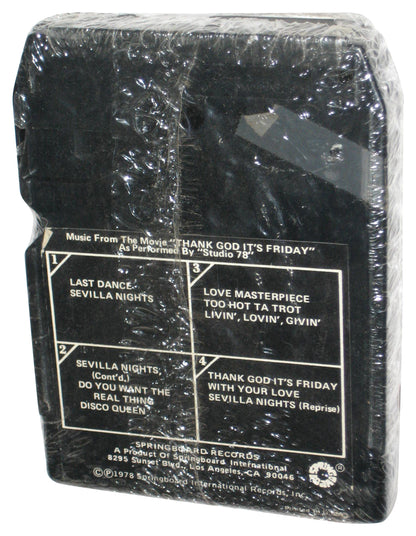 Music From The Movie Springboard (1978) Thank God It's Friday 8-Track Audio Stereo Tape