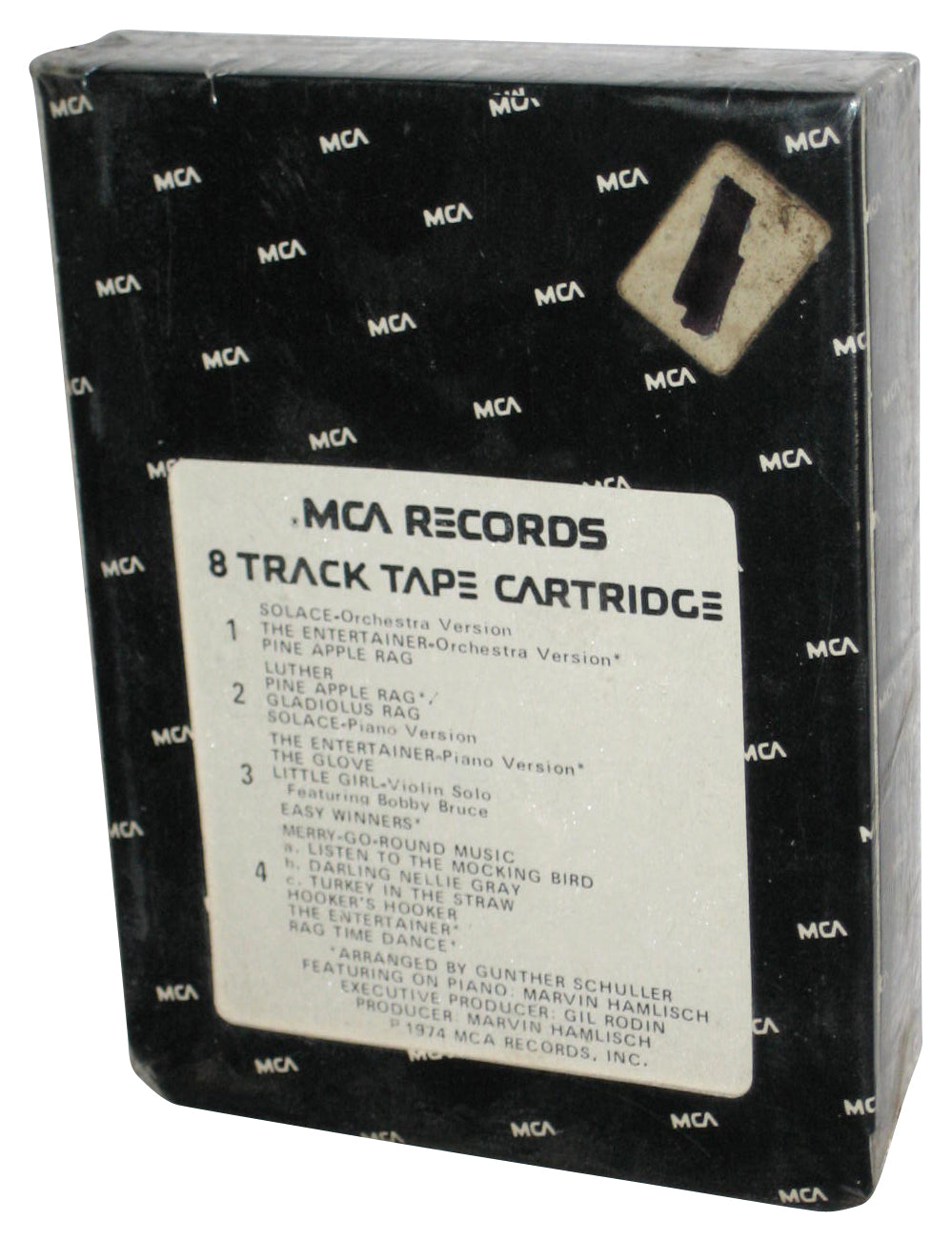 The Sting Scott Joplin Original Motion Picture Soundtrack (1972) MCA 8-Track Audio Stereo Tape