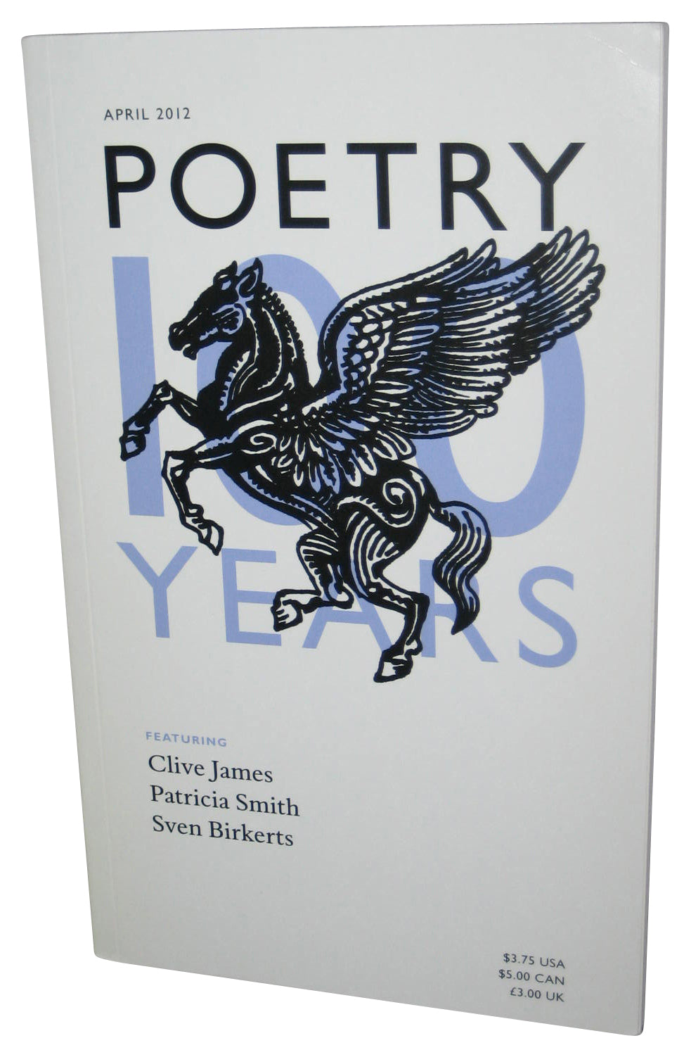 Poetry April 2012 Paperback Magazine Book Volume CC No. 1
