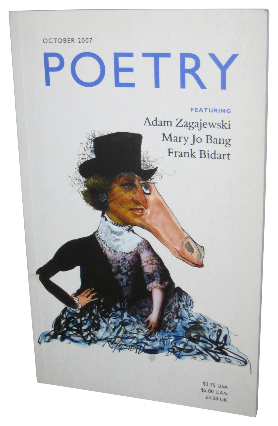 Poetry October 2007 Paperback Magazine Book Volume 191 No. 1