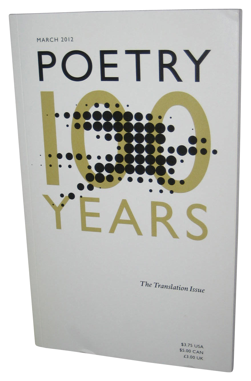 Poetry 100 Years March 2012 Paperback Magazine Book