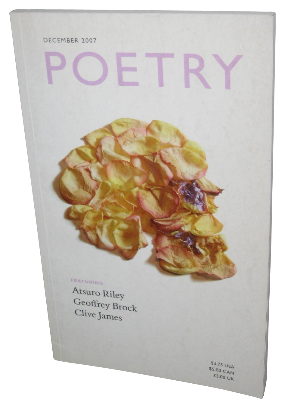 Poetry December 2007 Paperback Magazine Book