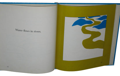 A Book About Water (1977) Kids Children Hardcover Book - (Harlan Wade)