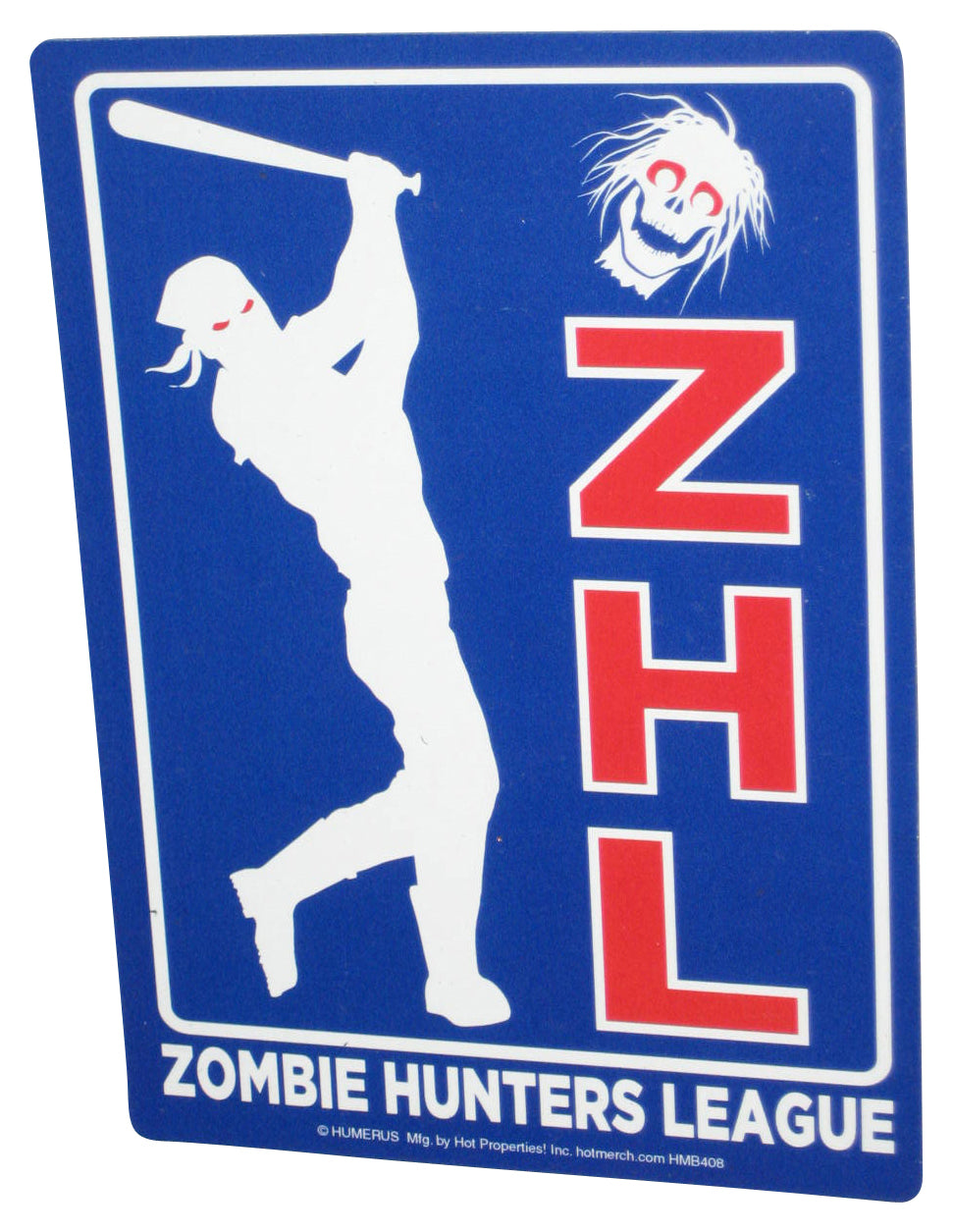 Zombie Hunters League ZHL Hot Properties Car Magnet HMB408
