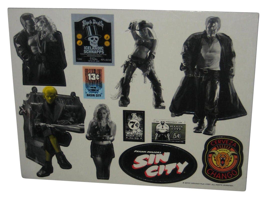 Sin City Dark Horse (2005) Characters & Logo's 11-Piece Magnet Sheet