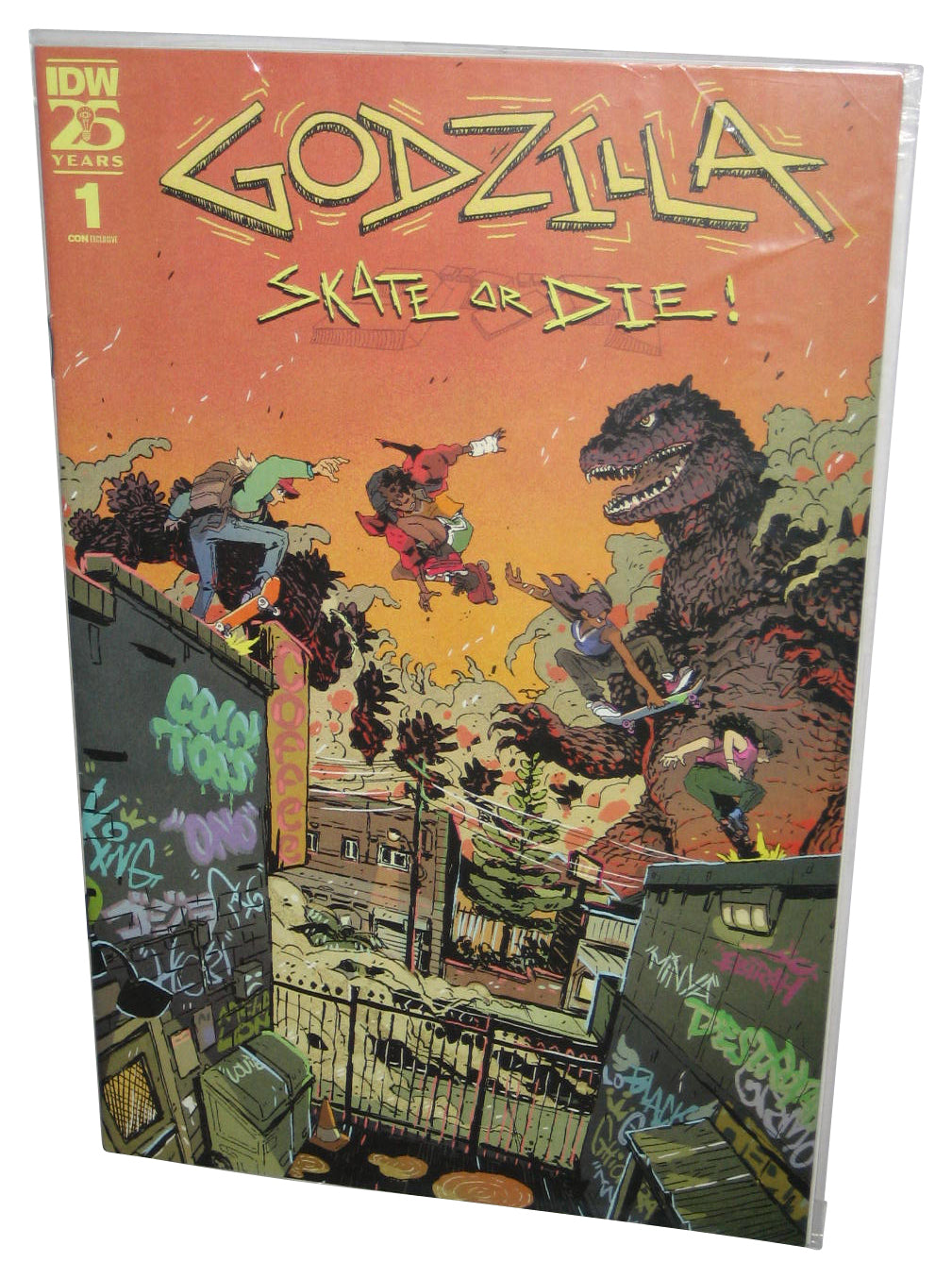 Godzilla Skate or Die IDW San Diego Comic Con SDCC 2024 Comic Book Issue #1 