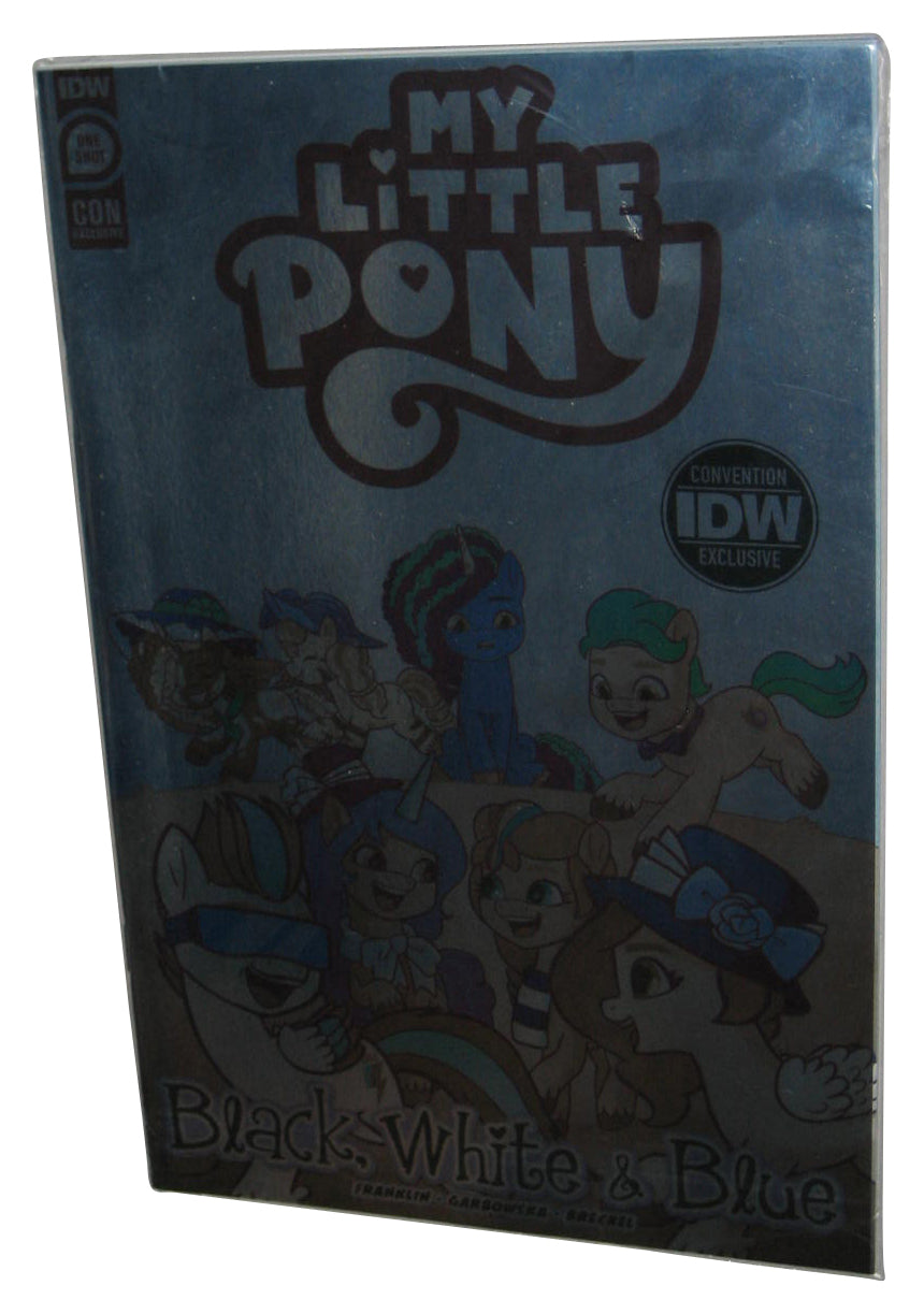 My Little Pony Black White & Blue IDW Foil Cover NYCC Comic Con SDCC 2024 Comic Book Issue #1 - (Convention Exclusive)