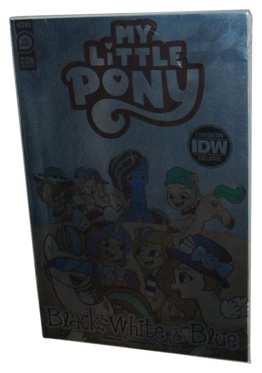 My Little Pony Black White & Blue IDW Foil Cover NYCC Comic Con SDCC 2024 Comic Book Issue #1 - (Convention Exclusive)