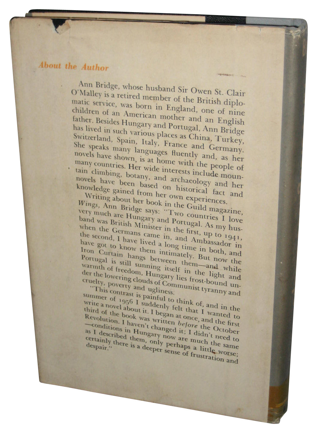 The Portugese Escape (1958) Hardcover Book - (Ann Bridge)