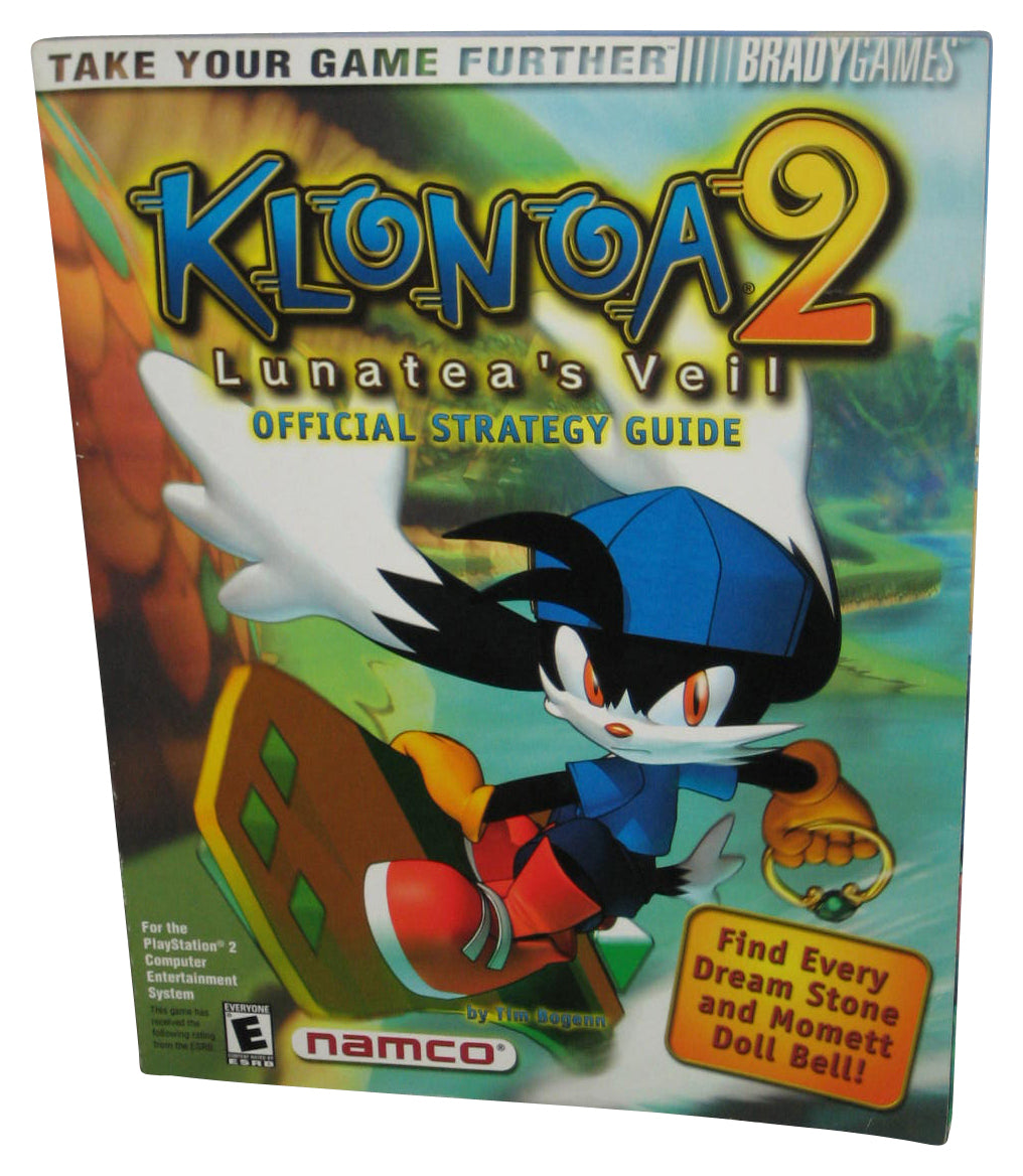 Klonoa 2 Lunatea's Veil Brady Games (2001) Official Strategy Guide Book