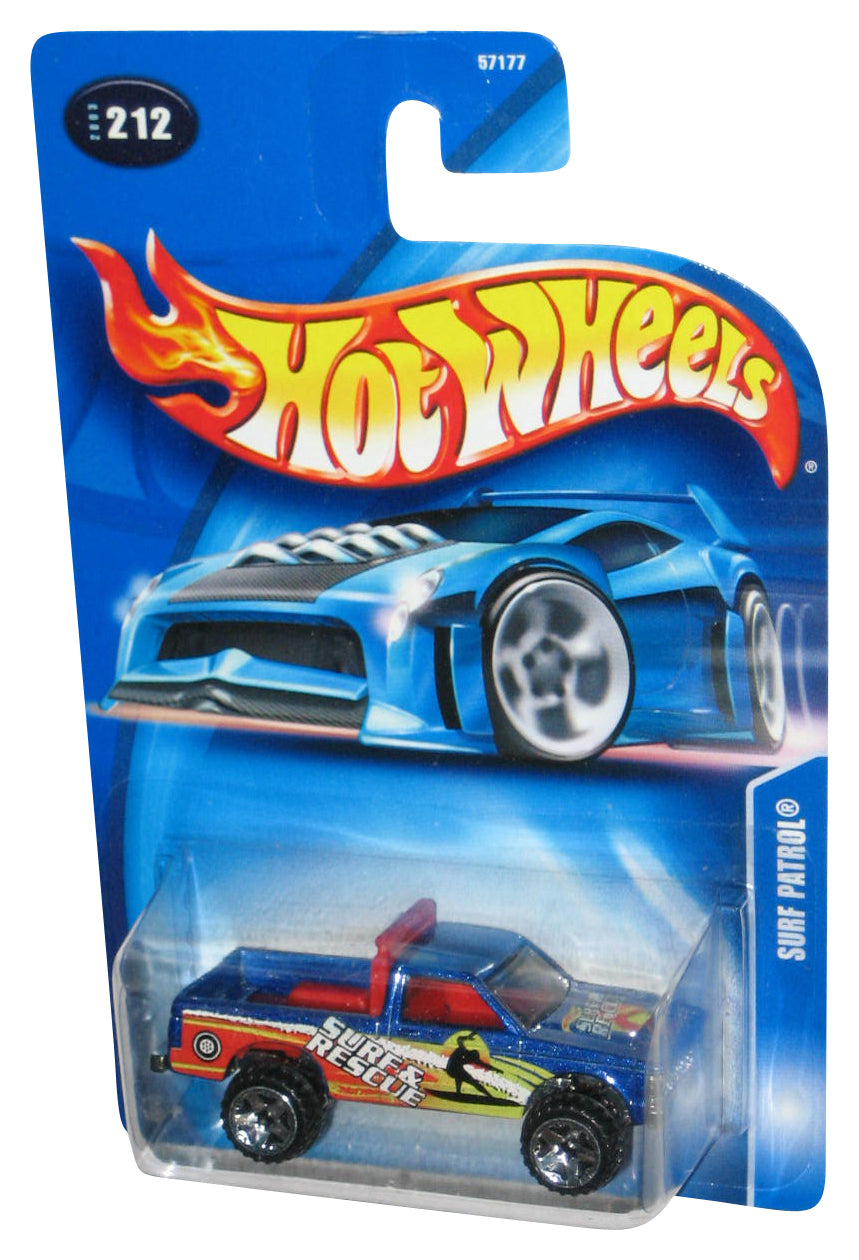 Hot Wheels Surf Patrol (2003) Mattel Blue Toy Truck #212